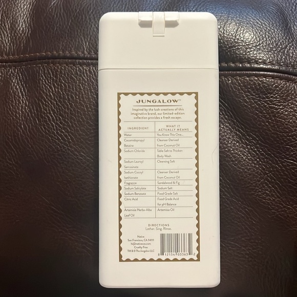 Native Body Wash Limited Edition Jungalow Sandalwood & Fig New never used - Picture 3 of 3